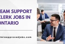 Team Support Clerk Jobs in Ontario