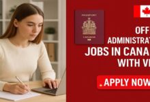 Office Administrator Jobs in Canada with Visa